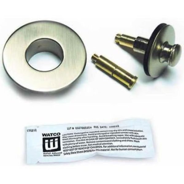 Eagle Mountain Products Watco 48600-BN Nufit Push Pull® Tub Closure, Brushed Nickel 48600-BN